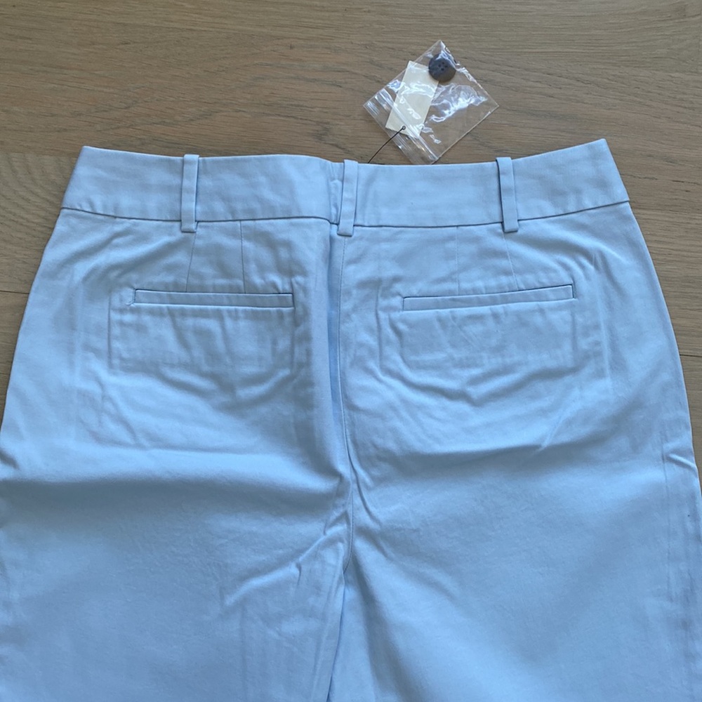 *NWT* Talbots Light Blue Cropped Women's Chino Pants - Picture 5 of 5